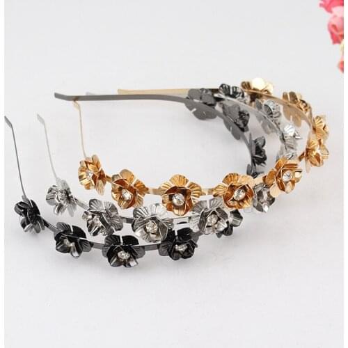 Crystal Diamante Hairband Rhinestone Bridal Wedding Headband For Women Headpiece Girls Birthday Party Favors Gift