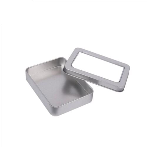 115*85*22mm General Rectangular Tinplate Box for Jewelry Toy Electronic Product Pill Cases Iron Box Packaging Storage Organizer