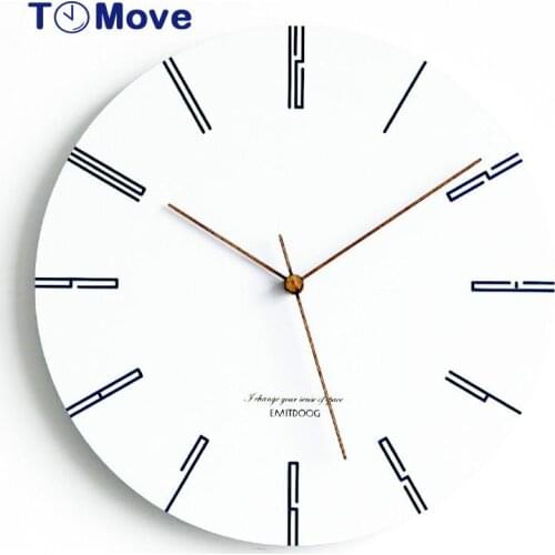 Modern Minimalist Wall Clock Living Room Home Decor Mute Nordic Wall Watch Large Digital Clock Kitchen Gift reloj pared grande