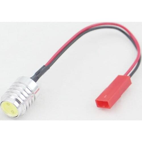 Super Bright 1.5W LED Lamp Light CNC Aluminum Alloy Night Navigation Searchlight JST Female Plug 12V 3S for RC FPV Quadcopter