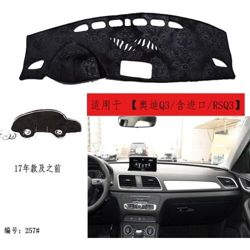 TOMMIA For Audi Q3 RSQ3 Dashboard Pad Cover Dash Mat Anti-Sun Velvet Instrument