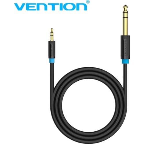 Vention 3.5mm to 6.35mm Adapter Aux Cable for Mixer Amplifier Gold Plated 3.5 Jack to 6.5 Jack 3m 5m10mAux Cabo Male to Male hot