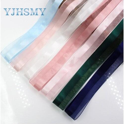 YJHSMY I-181103-99,5yards/lot,25mm solid Satin+yarn ribbon DIY handmade bow headdress gift wrap birthday wedding decoration