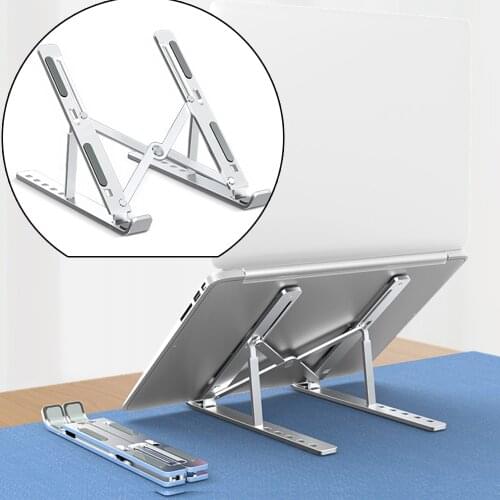 1pc Portable Laptop Stand Foldable Suporte Notebook Stand Holder For Macbook Pro Air 13 15 16 17'' Tablet Holder Standing desk