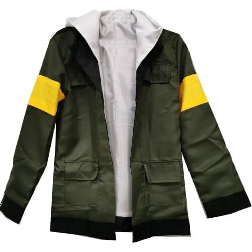 2021 Voltron Legendary Defender Lance Cosplay Costume Lance Hood Jacket For Halloween Carnival Top Coat Custom Made