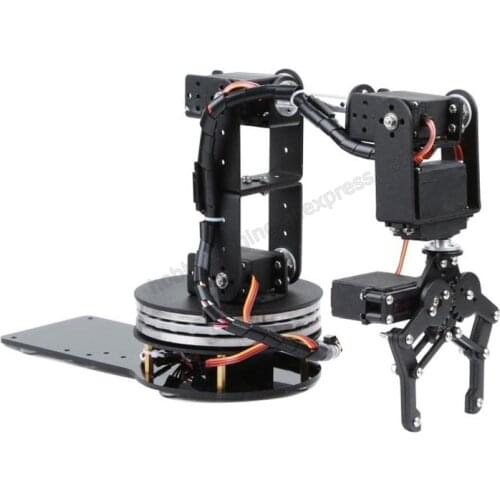 6DOF Rotating Base Robot Arm Bracket with DS3115 Servos Metal Manipulator Mechanical Clamp Claw Kit Arduino Robotic Education
