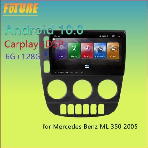 128G Car Android Radio For Mercedes Benz ML 350 2005 Car Multimedia DVD Player Stereo Receiver GPS Navigator 2 Din DVD Head Unit