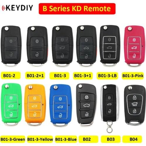 B01-2 B01-3 B01-3-LB B02 B03 B04 2/3 Button Remote Control B Series Remote Car Key KD Key for KD900 URG200 KD900+ Mini KD KD-X2