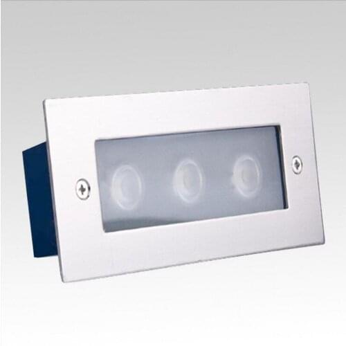 Free shipping 3*3W LED Stair light AC85-265V/DC12V LED Underground Light Buried Lamp IP65 deck light Outdoor Lamp