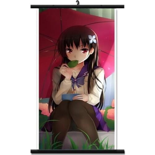 Coscase Anime Decorative Pictures Sankarea Undying Love Rea Sanka & Mero Furuya Saoji Ranko Home Decor Wall Scroll Poster