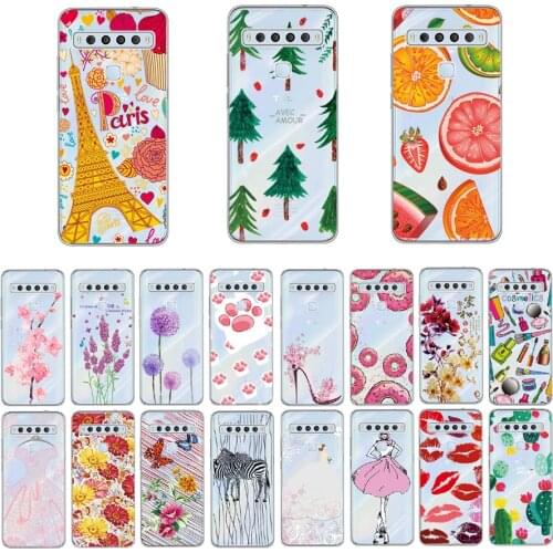 For TCL 10L Case Fashion Silicone Soft TPU Cute funda for TCL 10 Pro case Phone Cover for TCL 10 se 10SE case Shells Coque