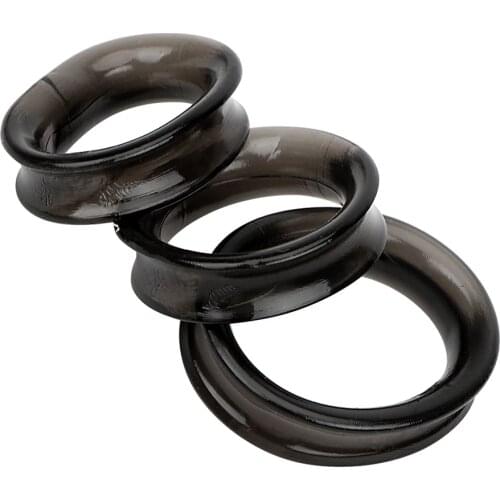 3pcs/Sets Cock Ring Penis Ring Dildo Extender Sex Toys for Men Delay Ejaculation Elastic Adult Products