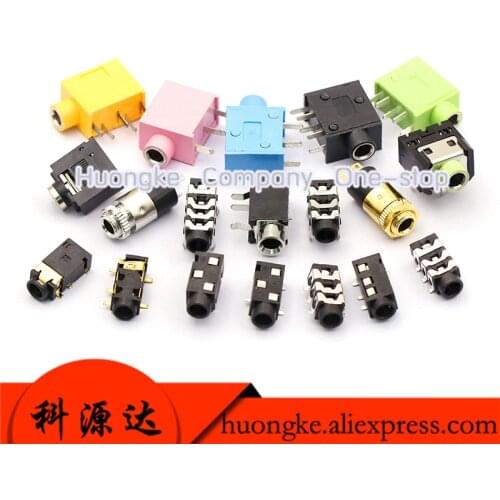 3F07 PJ-393 PJ-392 PJ-358 PJ-352 PJ-342 PJ-328 PJ-326 PJ316 PJ-313 3.5MM Audio Video Motherboard Socket 3.5 Stereo Dual Channel