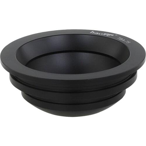 Haoge 75mm Bowl Adapter for Sachtler Gitzo Manfrotto Half Ball Fluid Video Tripod Head