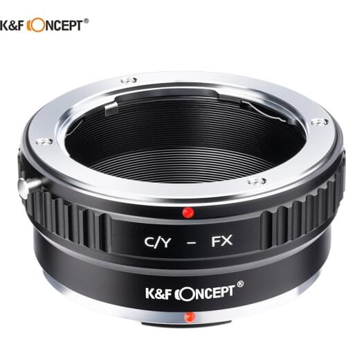 K&F Concept C/Y-FX Lens adapter ring for contax/yashica Lens to/for Fuji Xpro1/X-E1 camera body free shipping