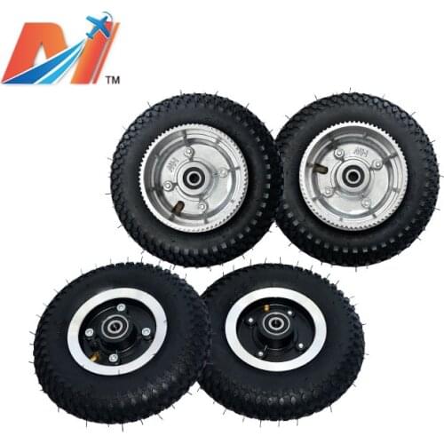 Maytech Front and Rear Truck Set electric off road 200x50mm 8inch pneumatic tyre wheels for e mountainboard and e skateboarding