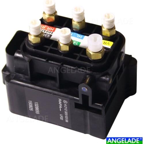 MercedeBenz W164 X164 W216 W166 W251 W212 Air Suspension Supply Solenoid Valve Block 2123200358 2513200058 1643201204 1643200904