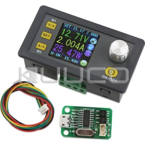 CNC Power Supply Module/Adapter DC 6~55V to 0V~50V 5A 250W Adjustable Voltage Regulator DC12V 24V Driver+USB Communication Board