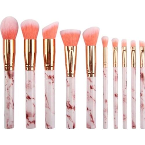10pcs Beauty Makeup brushes Set Foundation blush brush powder mixed EyeshadowBeauty Soft Hair Brushes Tool Kits