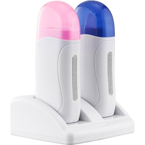 Double Base Roll-On Wax Heater Machine Hair Removal Machine Wax Warmer Depilatory Wax Strip Wax Heater Tool