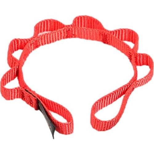 Climbing Nylon Rope Hanging Loop Durable Mountaineering Belt Sling Multifunctional Buckle Backpack Belt Climbing Accessory