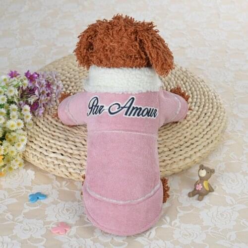 Pets Cloth for Winter Outdoor Supplies Dogs Lamb Cashmere Warm Coat Puppy Jacket Lapel Trench Winter Autumn Dogs Clothes