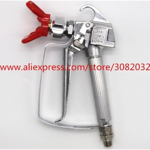 7/8" High Pressure Airless Paint Spray Gun With Nozzle Guard Pump Sprayer And Airless Spraying Machine