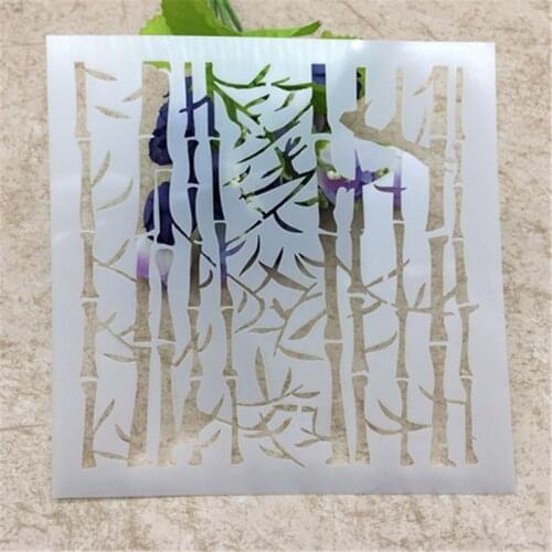 BambooPlastic Layering Stencils for DIY Scrapbooking/photo album Decorative Embossing DIY Paper Cards Crafts