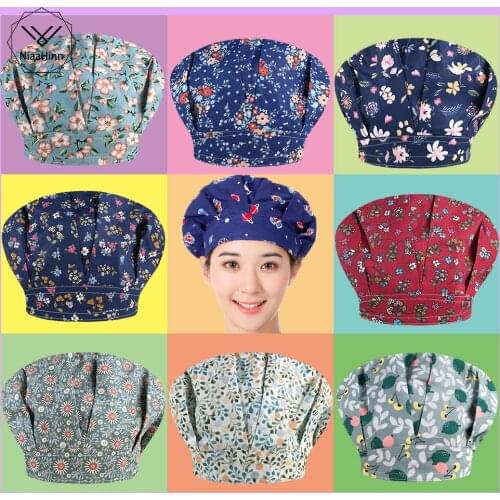 Adjustable cooking hats for men and women kitchen cafes elastic chefs cap catering cooking caps restaurant work caps chef hat