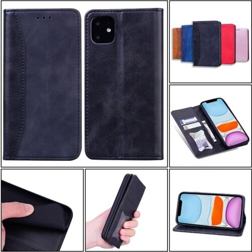 Luxury Card slot Flip Leather case For iPhone 12 11 Mini Pro SE2020 Xs Max Xr X 8 7 6 6s Plus 5 5s Ultra thin wallet Phone Cases