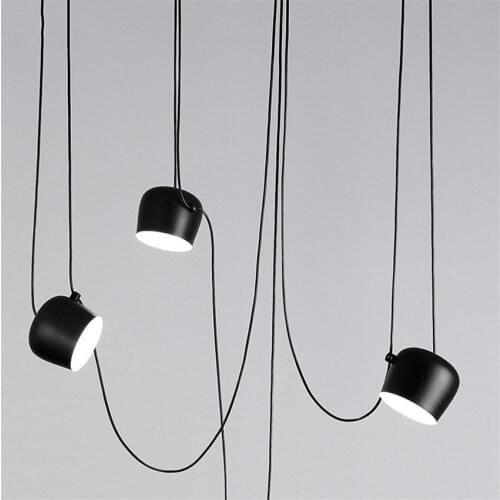Nordic Led Pendant lamp with Iron Art Amparas,Ceativity of Modern Pendant Light for Dining Room Decoration Hanging lamp