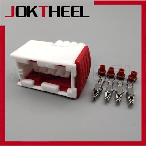 1/5/10/20 sets Tyco Amp 3.5mm 4 Pin way Sealed female auto waterproof oxygen sensor plug ECU Connector for QQ Citroen 144998-5