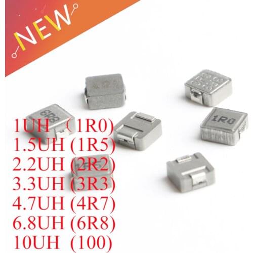 10Pcs 0420 Integrated inductor Power inductors 1UH 1.5UH 2.2UH 3.3UH 4.7UH 6.8UH 10UH 1R0 1R5 2R2 3R3 4R7 6R8 100
