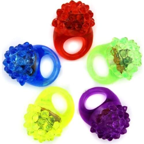 5pcs/set Luminous Rings Stars Shine In The Dark Childrens Toys Flash LED Lights Glow In The Dark Toys for Kids Toys
