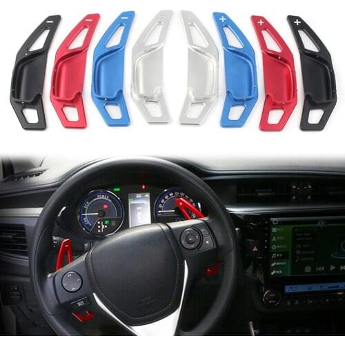 Car Shifters Gear Steering Wheel Extension Paddle For Toyota RAV4 Camry Mark X 2013-2017 & Corolla 2013-2018 & Zelas 2011-2016