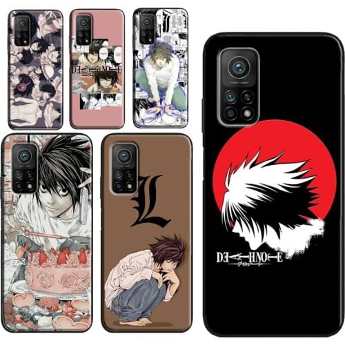 DEATH NOTE L Lawliet TPU Case For POCO X3 F2 Pro M3 Cover For Xiaomi Mi 11 9T 10T Pro A3 Mi Note 10 Lite Case