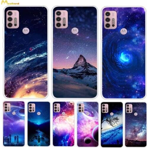 For Motorola Moto G30 Case Silicon Back Cover For Moto G10 G 20 Phone Case MotoG20 Clear TPU Etui Star Space MotoG30 Soft Bumper