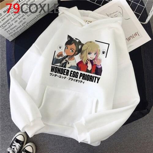 Wonder Egg Priority hoodies female harajuku printed anime women hoody clothing Oversized