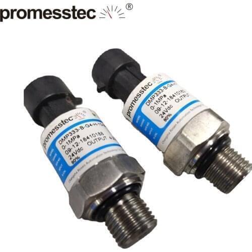 Water Gas Oil Pressure Sensor Transmitter Transducer 4-24mA Output Hirschmann Connecor