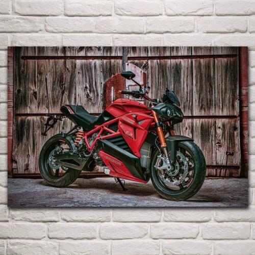 New style superbikes bikes artwork living room decor home art decoration wood frame fabric poster KN224