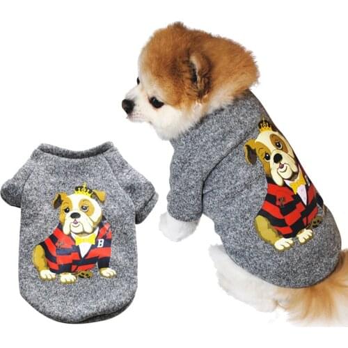 Pet Dog Autumn Winter Costume Vest Short Sleeve Warm Fleece Sweater Dogs Clothes Dog Clothing For Chihuahua Small Dogs Puppy