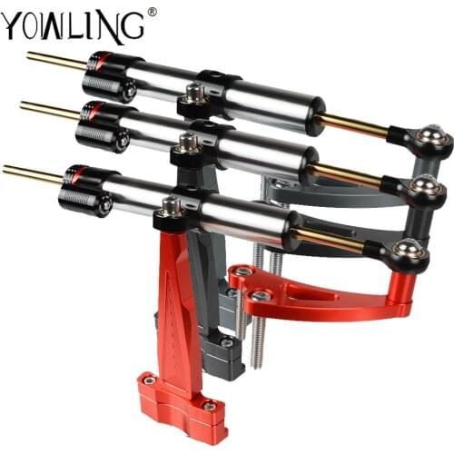 Steering Damper Bracket Motorcycle Steering Damper Mounting Support Stabilizer for Honda CB650F CB 650F 2014 2015 2016 2017 2018