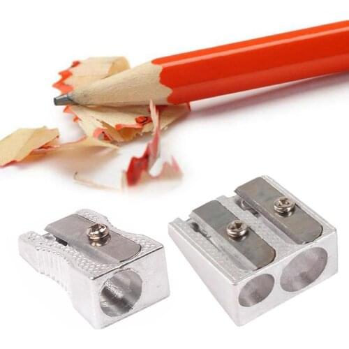 Metal Pencil Sharpener Cute Classical Makeup Pen Sharpener Stationery To Back Pencil Supplies Sharpener Gift School For Gir B4O3