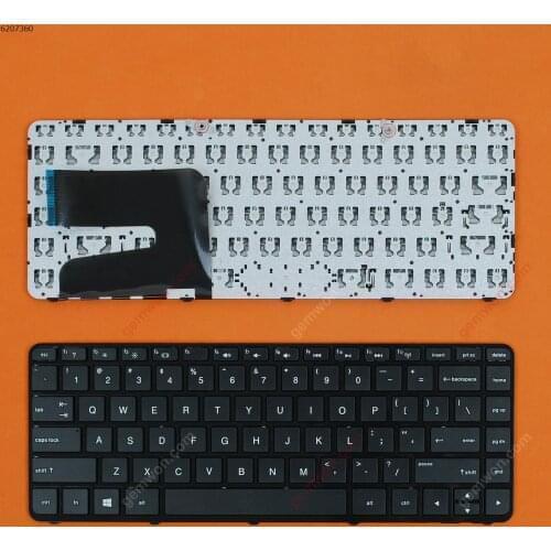 US New Keyboard for HP Pavilion TouchSmart 14-n236tx 14-n239tu 14-n220ed 14-n230ed 14-n020ed Laptop Black with Frame