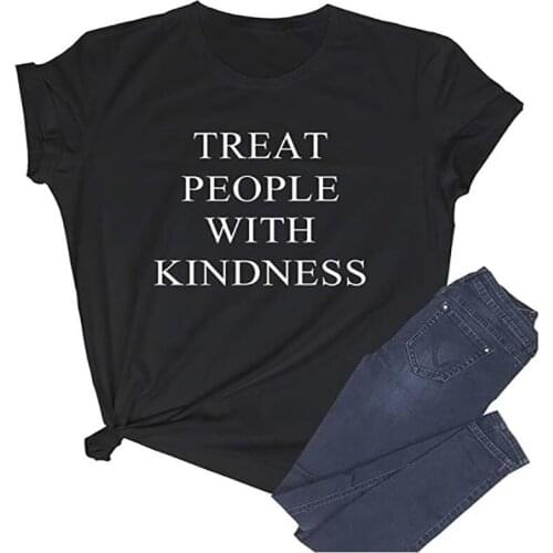 Treat others with kindness Women Cute T Shirt Junior Tops Teen Girls Graphic Tees