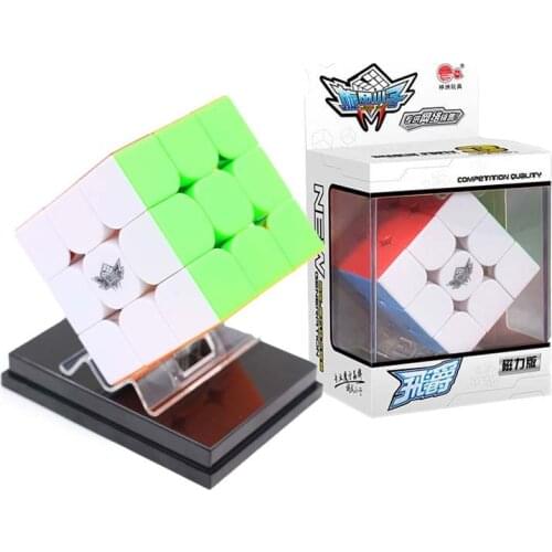 Newest Cyclone Boys Magnetic 3 layer Magic Cube Stickerless 3x3x3 Speed Cube Twisty Educational Toy DropShipping