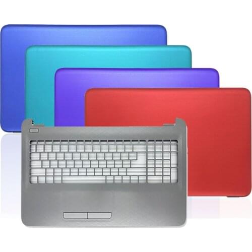 New For HP 15-AC 15-AF 15-AY 15Q-AJ 250 255 256 G4 TPN-C125 C126 Laptop LCD Back Cover/ Front Bezel/Hinges/Palmrest White Silver