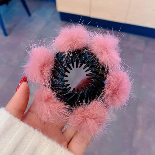 Oaoleer Bird Nest Expanding Hairpins Female Ponytail Plastic Hair Claws Hair Bun Ponytail Holder Clips Hairpins Hair Accessories