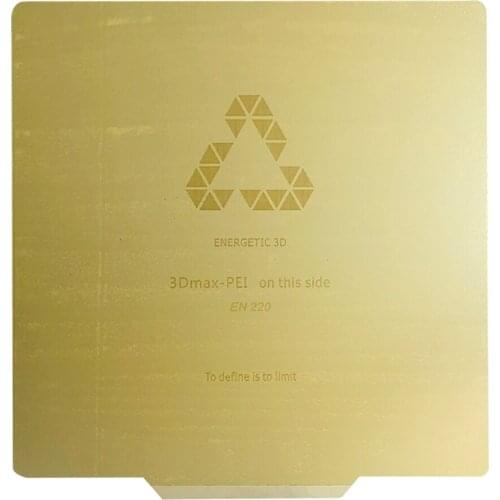 FLEXBED 3D Printer Platform PEI Build Surface,Removal Spring Steel Sheet Heat bed,Custom Build Plate for Anet A8,A6 220x220mm