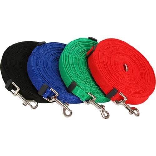 2cm Width Adjustable Super Long Training Dog Leash For Cats Puppy Chihuahua Large Dogs Running Lead Dog Rope 12m 15m 20m 30m